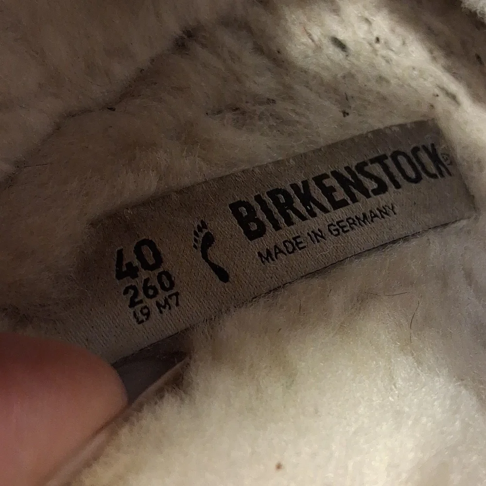 Birkenstock Suede With Fur Size 40